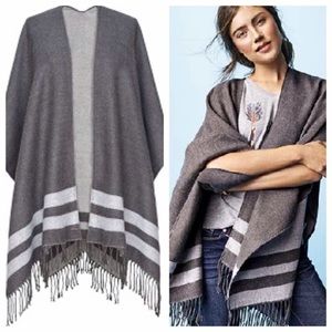 Toms fringe poncho. Never worn!!